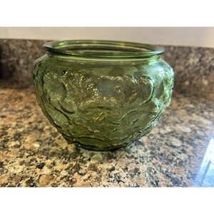 Vintage E.O. Brody Co. Green Bowl/Vase 6108 Made In Cleveland OH USA